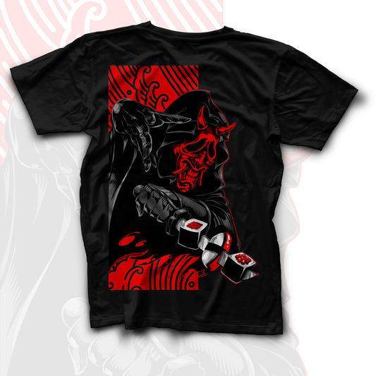 T-shirt - Black Ghost Face